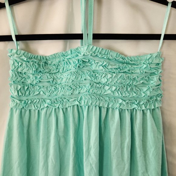 Xhilaration Aqua Tube Top Dress - Picture 2 of 7